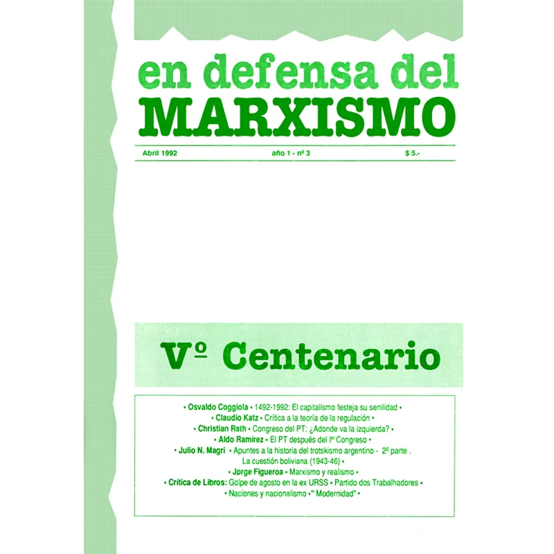 En Defensa del Marxismo N° 3