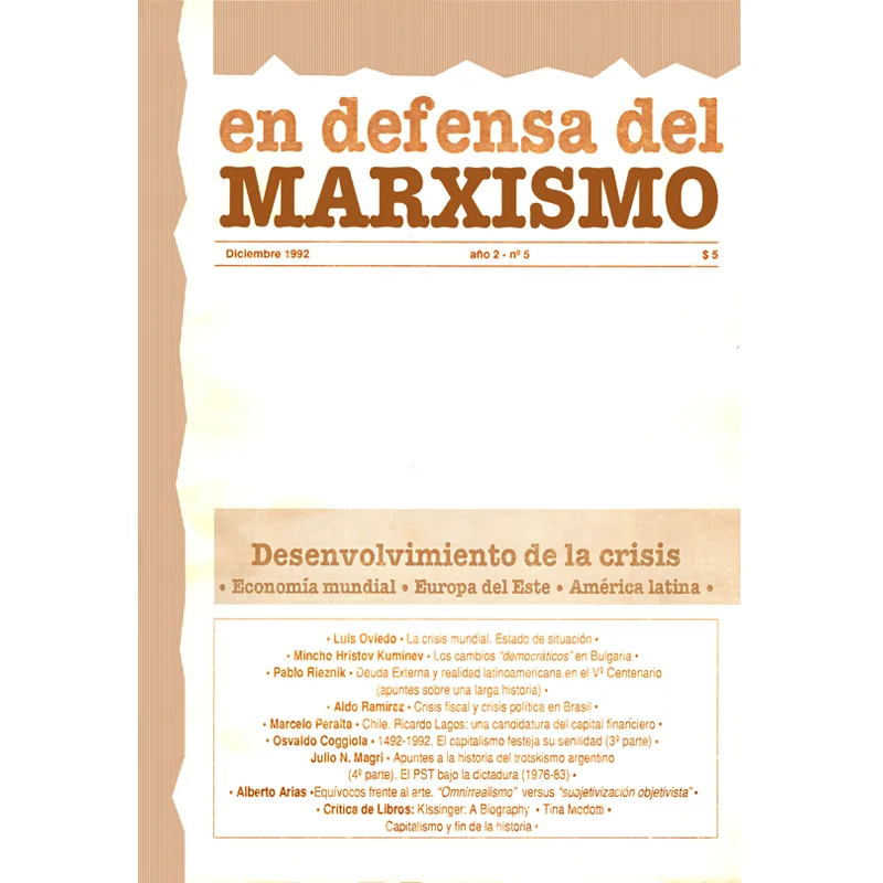 En Defensa del Marxismo N° 5
