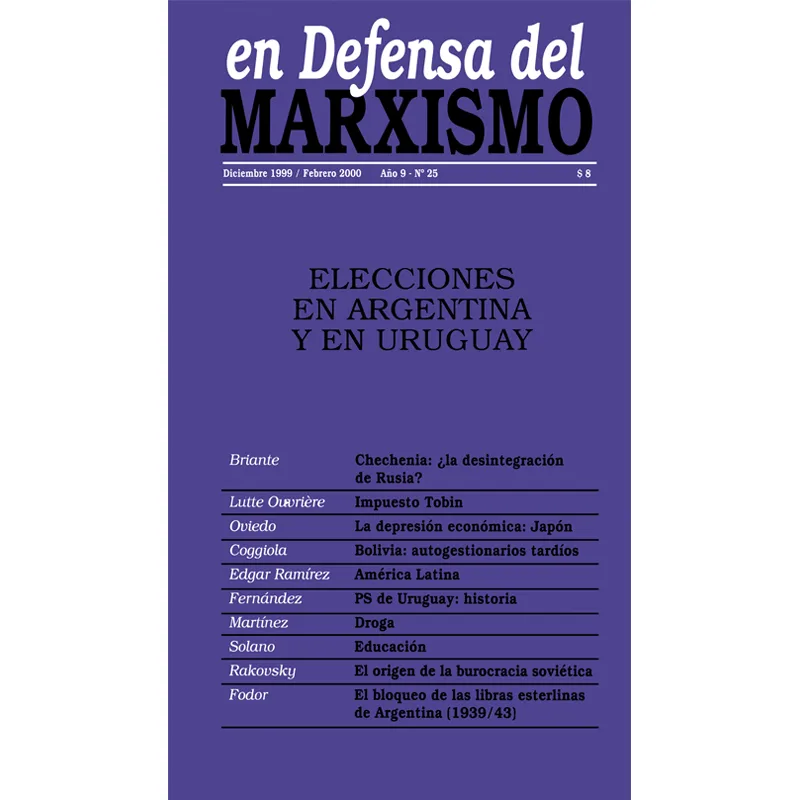 En Defensa del Marxismo N° 25