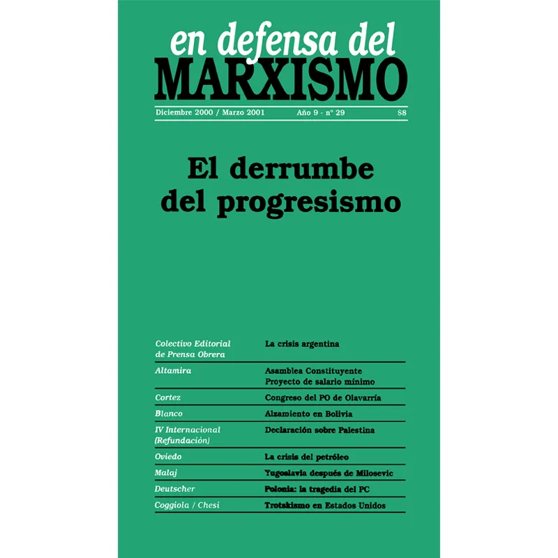 En Defensa del Marxismo N° 29