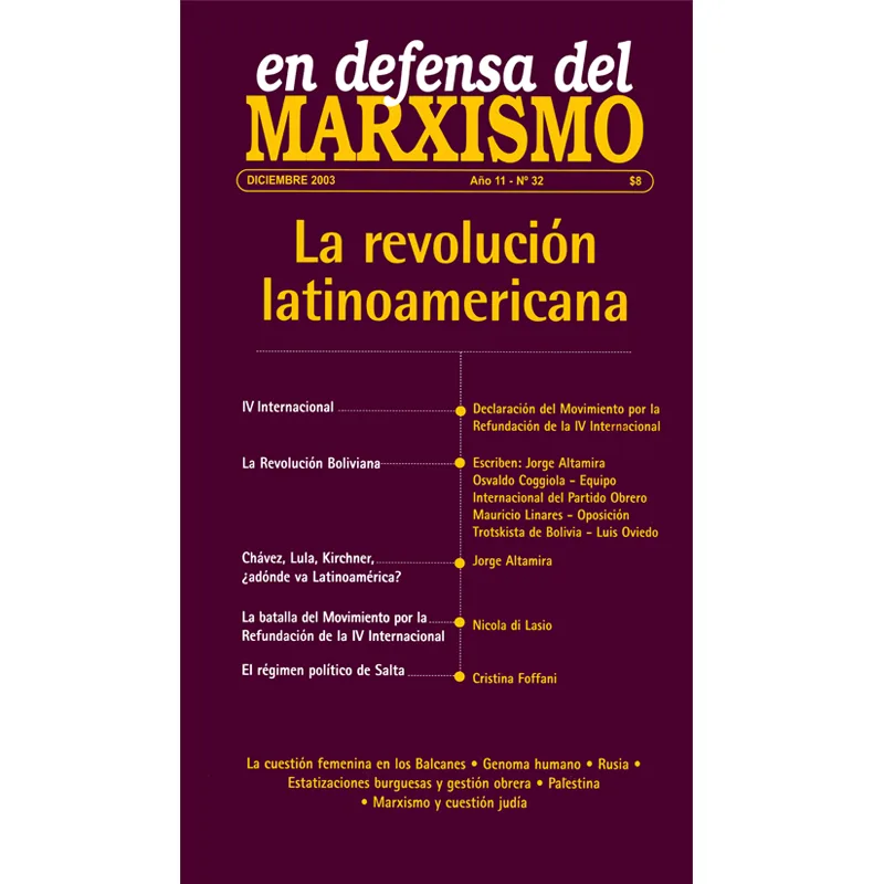 En Defensa del Marxismo N° 32