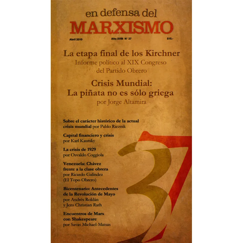 En Defensa del Marxismo N° 37