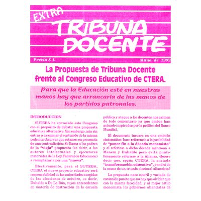 tribunadocentemayo1999